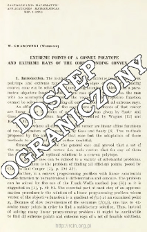 Extreme points of a convex polytype and extreme rays of the corresponding convex cone