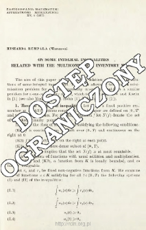 On some integral inequalities related with the multicommodity inventory model