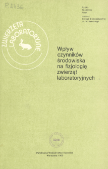 Zwierzęta laboratoryjne. T. 17, z. 1
