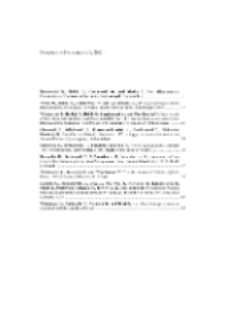 Fragmenta Faunistica - Spis treści vol. 56, no. 1