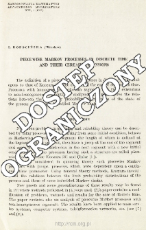 Piecewise Markov processes in discrete time and their certain extensions