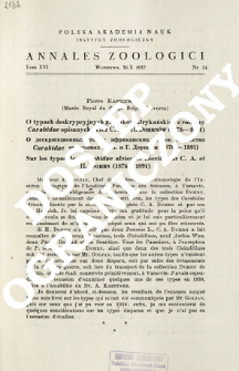 Sur les types des Carabidae africains d&eacute;crits par C. A. et H. DOHRN (1876-1891)