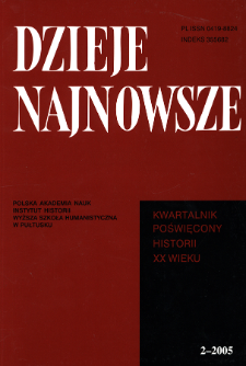 Planowanie strategiczne i operacyjne w Polsce w latach 1926-1935