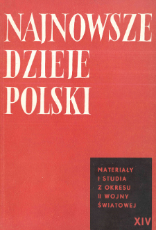 Najnowsze Dzieje Polski : materiały i studia z okresu 1914-1939 T. 14 (1969), Listy do redakcji