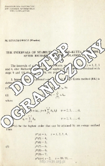 The intervals of stability of Runge-Kutta methods after Richardson extrapolation
