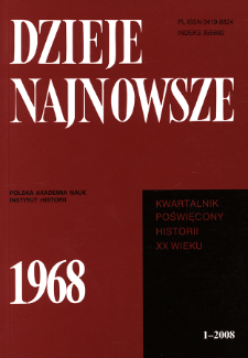 Wpływ wydarzeń 1968 r. na politykę zagraniczną PRL
