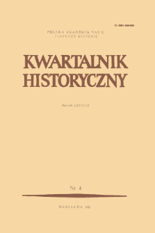 Kwartalnik Historyczny R. 88 nr 4 (1981), In memoriam : Henryk Zieliński (22 IX 1920 - 6 III 1981)