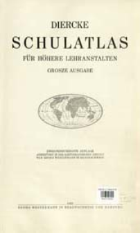 Diercke Schulatlas f&uuml;r h&ouml;here Lehranstalten