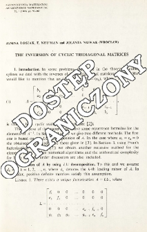 The inversion of cyclic tridiagonal matrices