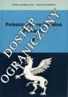 Polszczyzna Regionalna Pomorza : (zbi&oacute;r studi&oacute;w). T. 8 (1998)