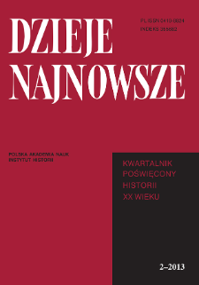 Próba zamordowania Chiang Kai-sheka? : przyczynek do działań administracji Franklina Delano Roosevelta