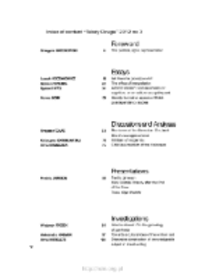 Teksty Drugie Nr 3 (2012), Contents