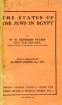 The status of the Jews in Egypt