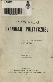 Zarys nauki ekonomji politycznej