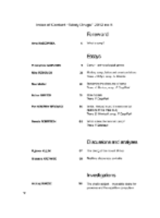 Teksty Drugie Nr 5 (2012), Index of content
