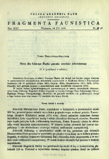 Nowe dla G&oacute;rnego Śląska gatunki wrotk&oacute;w (Rotatoria)