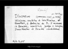 Dłużniewo. Files of Historico-Geographical Dictionary of Masovia in the Middle Ages. Files of Lomza district in the Middle Ages