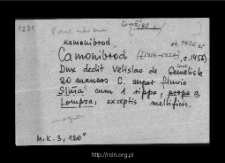 Kamionowo. Files of Historico-Geographical Dictionary of Masovia in the Middle Ages. Files of Lomza district in the Middle Ages
