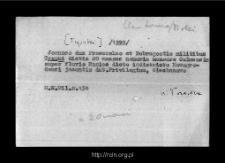 Tyszki, gmina Czerwin. Files of Historico-Geographical Dictionary of Masovia in the Middle Ages. Files of Lomza district in the Middle Ages