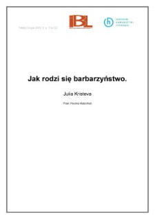 Jak&nbsp;rodzi&nbsp;się&nbsp;barbarzyństwo