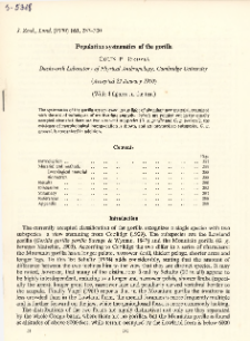Population systematics of the gorilla