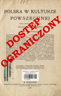 Polska w kulturze powszechnej : dzieło zbiorowe. Cz. 2, Szczegółowa