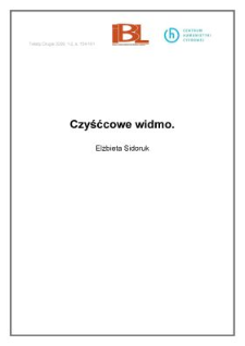 Czyśćcowe widmo