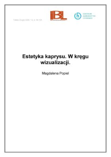 Estetyka kaprysu. W kręgu wizualizacji