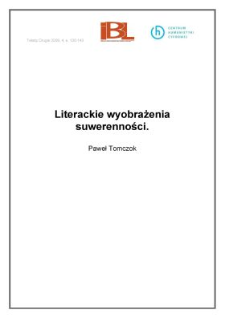 Literackie wyobrażenia suwerenności