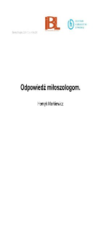 Odpowiedź miłoszologom