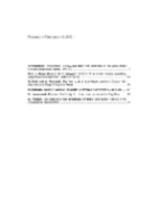 Fragmenta Faunistica - Spis treści vol. 49, no. 1