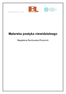 Malarska poetyka niewidzialnego