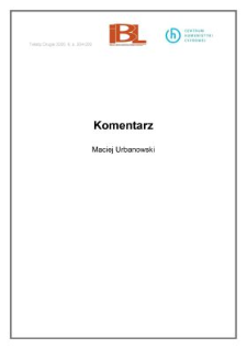 Komentarz