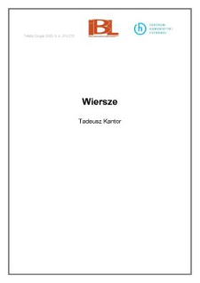 Wiersze