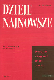 Procesy demograficzne XIX w. jako funkcja kształtowania się świata wsp&oacute;łczesnego