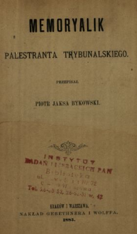 Memoryalik palestranta trybunalskiego