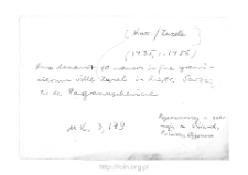Unidentified. Files of Nur district in the Middle Ages. Files of Historico-Geographical Dictionary of Masovia in the Middle Ages