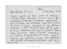 Kossaki. Files of Nur district in the Middle Ages. Files of Historico-Geographical Dictionary of Masovia in the Middle Ages