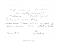 Niesk&oacute;rz. Kartoteka powiatu nurskiego w średniowieczu. Kartoteka Słownika historyczno-geograficznego Mazowsza w średniowieczu
