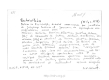Pęchratka Polska. Files of Nur district in the Middle Ages. Files of Historico-Geographical Dictionary of Masovia in the Middle Ages