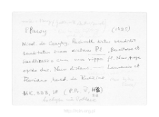 Godlewo-Plewy, now part of village Godlewo-Mierniki. Files of Nur district in the Middle Ages. Files of Historico-Geographical Dictionary of Masovia in the Middle Ages