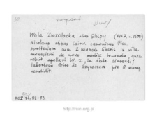 Słup. Files of Nur district in the Middle Ages. Files of Historico-Geographical Dictionary of Masovia in the Middle Ages