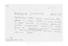 Smolewo. Files of Nur district in the Middle Ages. Files of Historico-Geographical Dictionary of Masovia in the Middle Ages