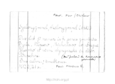 Zielonygrąd. Files of Nur district in the Middle Ages. Files of Historico-Geographical Dictionary of Masovia in the Middle Ages