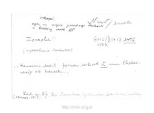 Zuzela. Files of Nur district in the Middle Ages. Files of Historico-Geographical Dictionary of Masovia in the Middle Ages