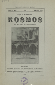 Kosmos. Seria A, Rozprawy, Rocznik 62, Zeszyt 1-2
