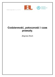 Codzienność, potoczność i czas przeszły