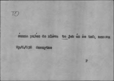 Kartoteka Słownika Gwar Ostr&oacute;dzkiego, Warmii i Mazur, To3