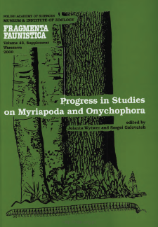 Progress in studies on Myriapoda and Onychophora - Strony tytułowe, indeksy, spis treści