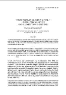 "From pestilence, famine, fire...&rdquo; &ndash; rural communities and elementary disasters